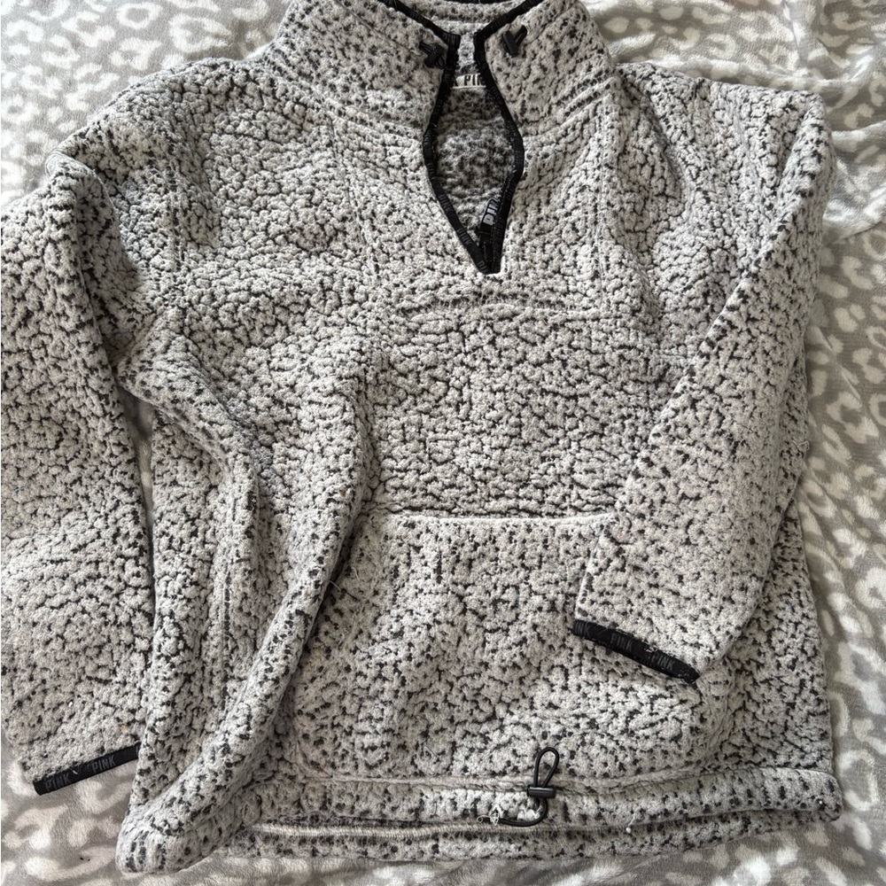 Victoria’s Secret PINK Sherpa Quarter Zip